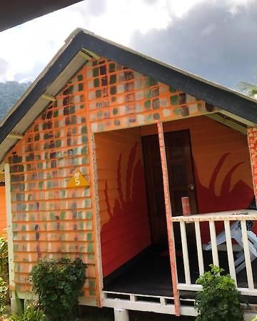 Beach Shack Chalet - Garden View Aframe Big Unit Kampong Juara Exterior photo
