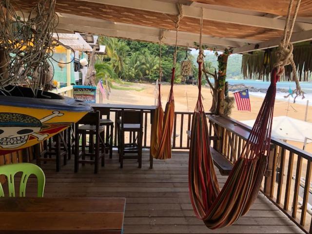 Beach Shack Chalet - Garden View Aframe Big Unit Kampong Juara Exterior photo