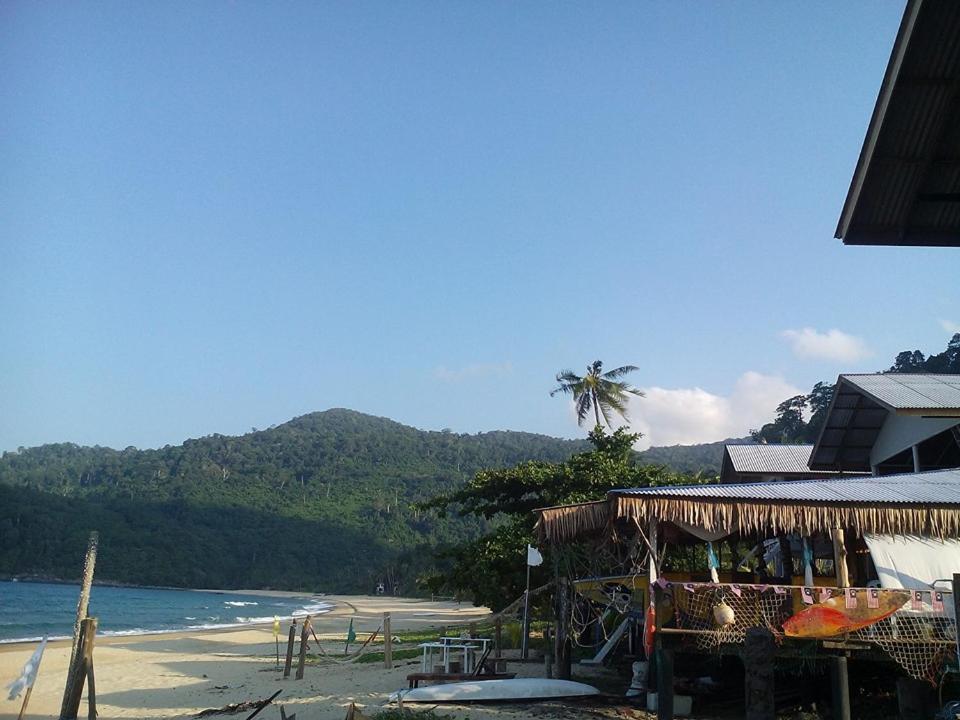 Beach Shack Chalet - Garden View Aframe Big Unit Kampong Juara Exterior photo
