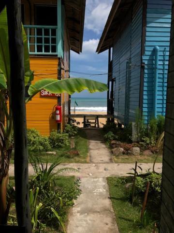 Beach Shack Chalet - Garden View Aframe Big Unit Kampong Juara Exterior photo